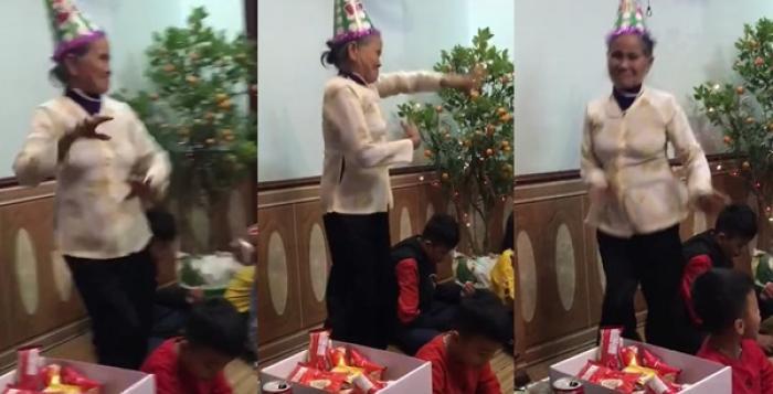 Cụ bà 80 tuổi nhảy múa trong ngày sinh nhật, con cháu vui vẻ đứng nhìn: Khi có tuổi, người ta bỗng trẻ lại